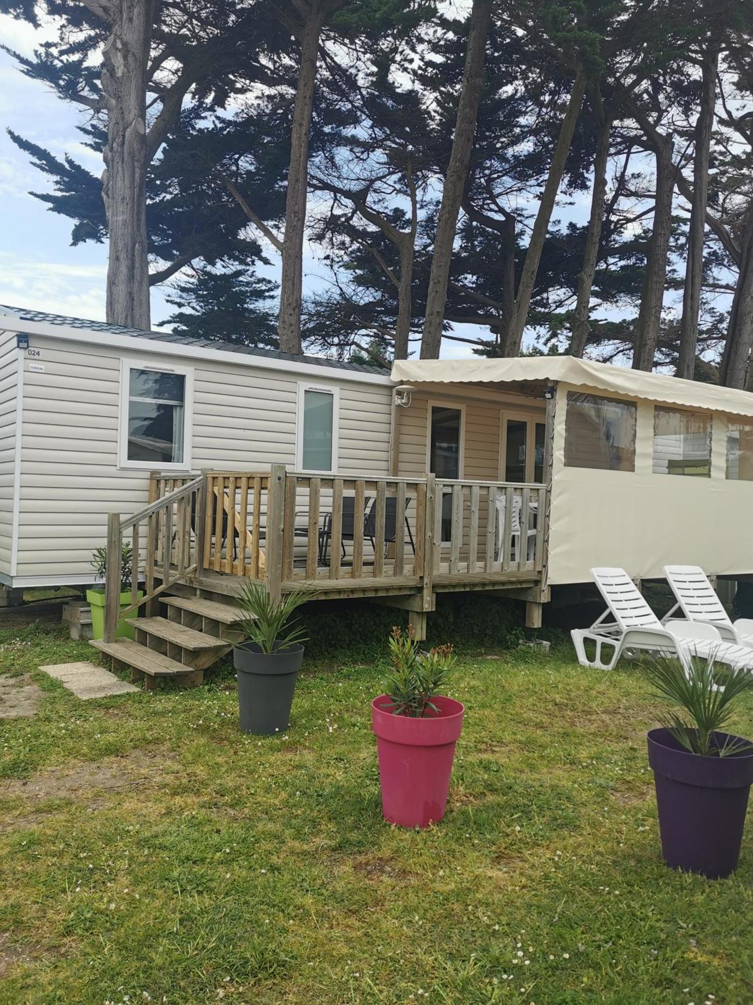 Mobilhome Vue Ocean La Costa Breizha Quiberon Extérieur photo